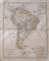 kaart Zuid-Amerika