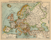 kaart Staatkundige overzichtskaart van Europa