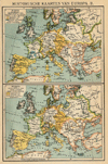 kaart Historische kaarten van Europa II