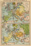 kaart Historische kaarten van Europa III