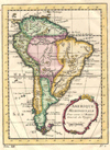 kaart Amerique Meridionale