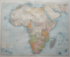 kaart übersichtskarte von Afrika