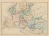 kaart Europa omtrent het jaar 1810