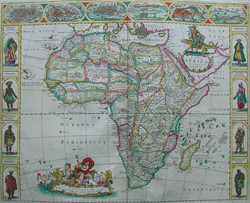 kaarten van Afrika op atlasenkaart