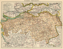 kaarten van Noord-Brabant op atlasenkaart