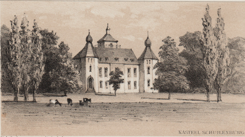 afbeelding van prent Kasteel Schuilenburg van P. A. Schipperus, S. Lankhout (Silvolde)