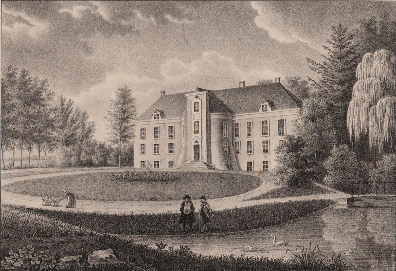 afbeelding van prent Vue de Wildenborch prov. de Gueldres van J.B. Jobard (Vorden)