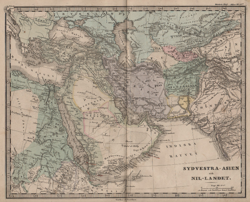 afbeelding van kaart Sydvestra-Asien och Nil-landet van Stieler