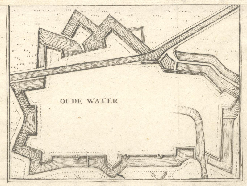 afbeelding van plattegrond Oude Water van nn (Oudewater)