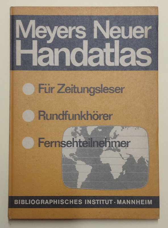 afbeelding van atlas Meyers Neuer Handatlas van Rudolf Frohberg