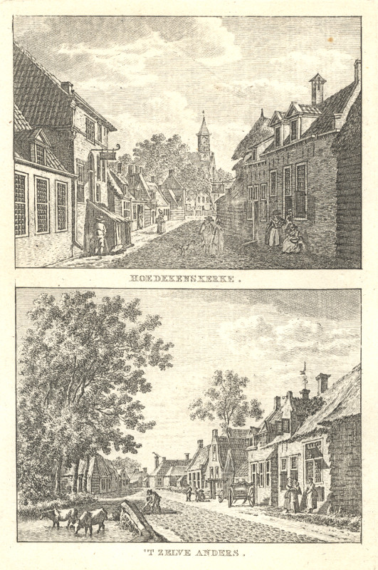 afbeelding van prent Hoedekenskerke; ´T Zelve Anders van C.F. Bendorp, J. Bulthuis (Hoedekenskerke)