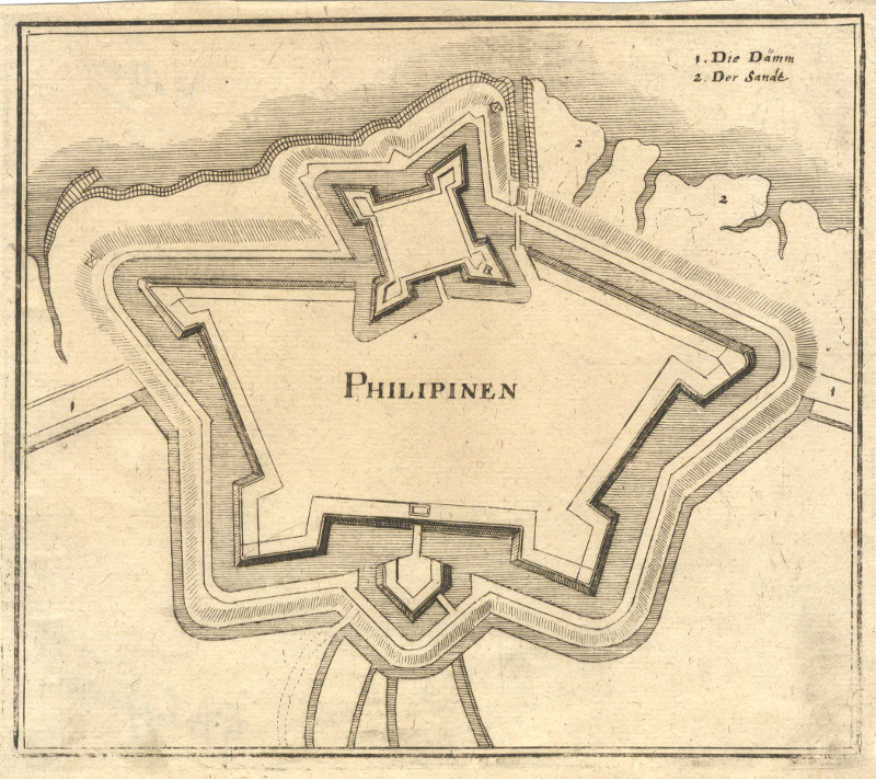 afbeelding van plattegrond Philipinen van C. Merian (Philippine)
