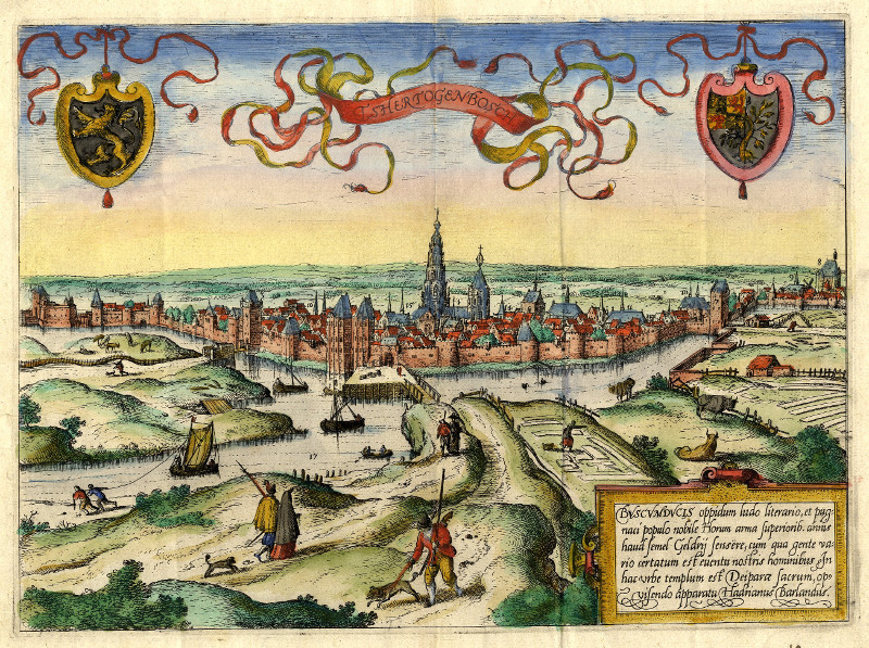 afbeelding van prent Ts Hertogenbosch van L. Guicciardini (´s-Hertogenbosch, Den Bosch)