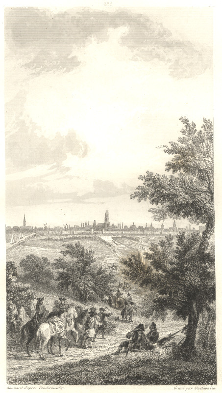 afbeelding van prent Prise d´Utrecht 30 Juin  1672 van Outhwaite, Bonnard, Vandermeulen (Utrecht)