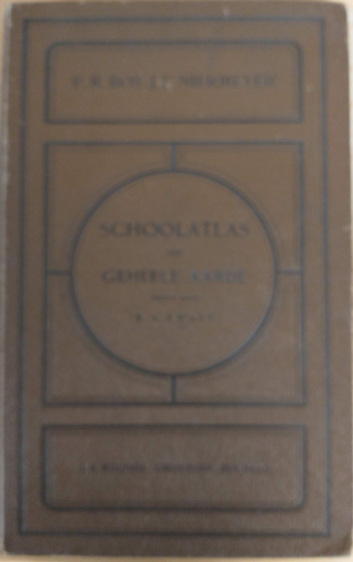 afbeelding van atlas Schoolatlas der Geheele aarde, 29e druk van P.R. Bos, J.F. Niermeyer, B.A. Kwast