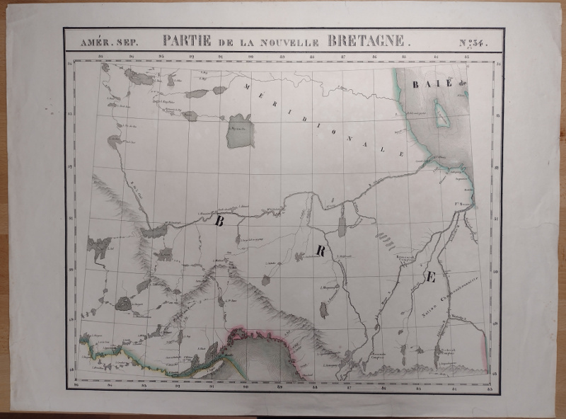 afbeelding van kaart Partie de la Nouvelle Bretagne No 34 van Philippe Vandermaelen