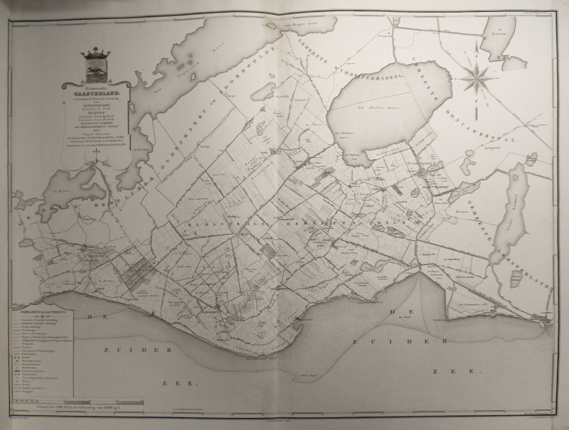 afbeelding van kaart Gaasterland van W. Eekhoff