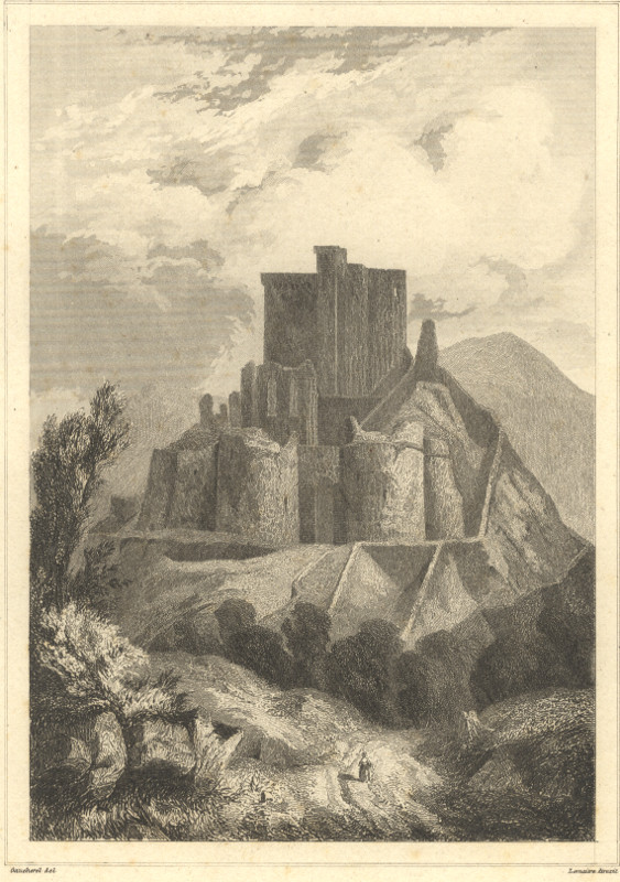 afbeelding van prent Chateau d´Arques van Gaucherel, Lemaitre (Arques)