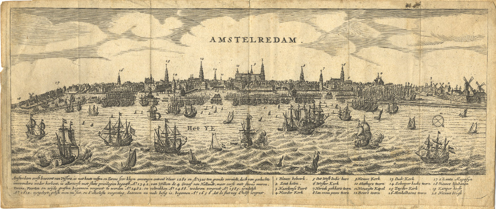 afbeelding van prent Amstelredam van nn, Marcus Willemsz. Doornick (Amsterdam)