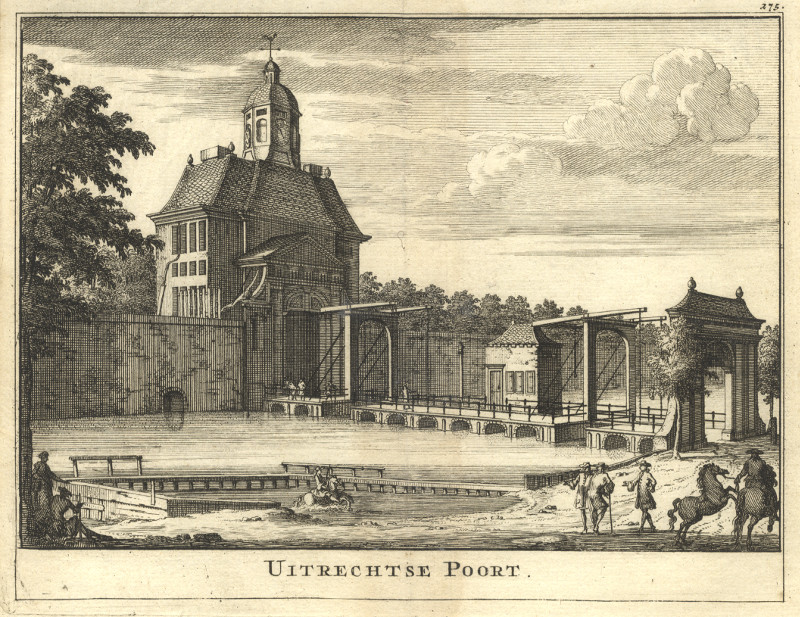 afbeelding van prent Uitrechtse Poort van N. ten Hoorn (Amsterdam)