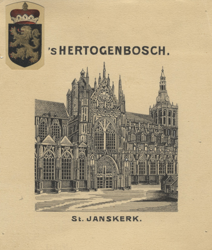 afbeelding van prent ´s Hertogenbosch. St. Janskerk van nn (´s-Hertogenbosch)