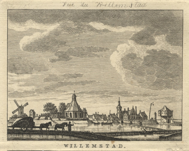 afbeelding van prent Willemstad van C. Pronk (Willemstad)