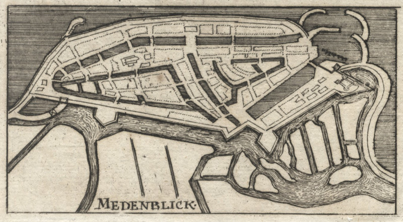 afbeelding van plattegrond Medenblick van nn (Medemblik)