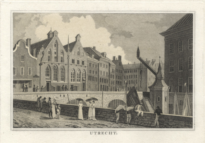 afbeelding van prent Utrecht van nn naar Sir John Carr (Utrecht)