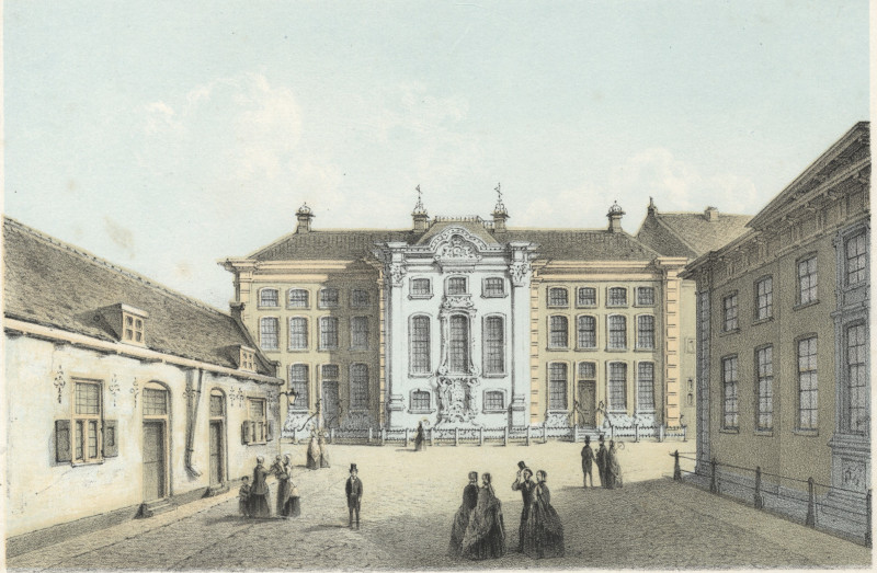 afbeelding van prent Fundatiehuis van P.W. v.d. Weijer (Utrecht)