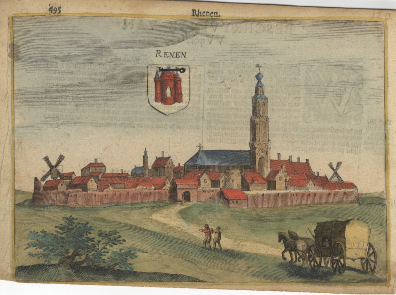 afbeelding van prent Rhenen; Renen van nn (Rhenen)