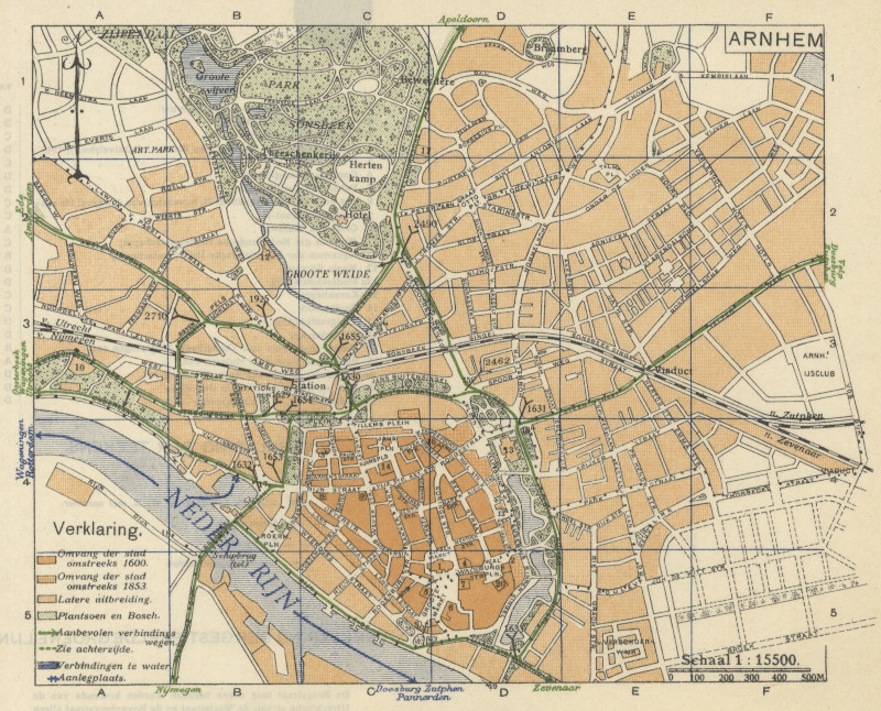 afbeelding van plattegrond Arnhem van nn (Arnhem)