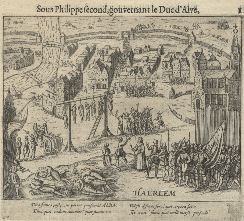 afbeelding van prent Sous Philippe second, gouvernant le Duc d´Alve van W. Baudartius (Haarlem)