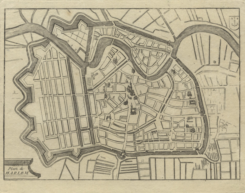 afbeelding van plattegrond Plan de Harlem van nn (Haarlem)