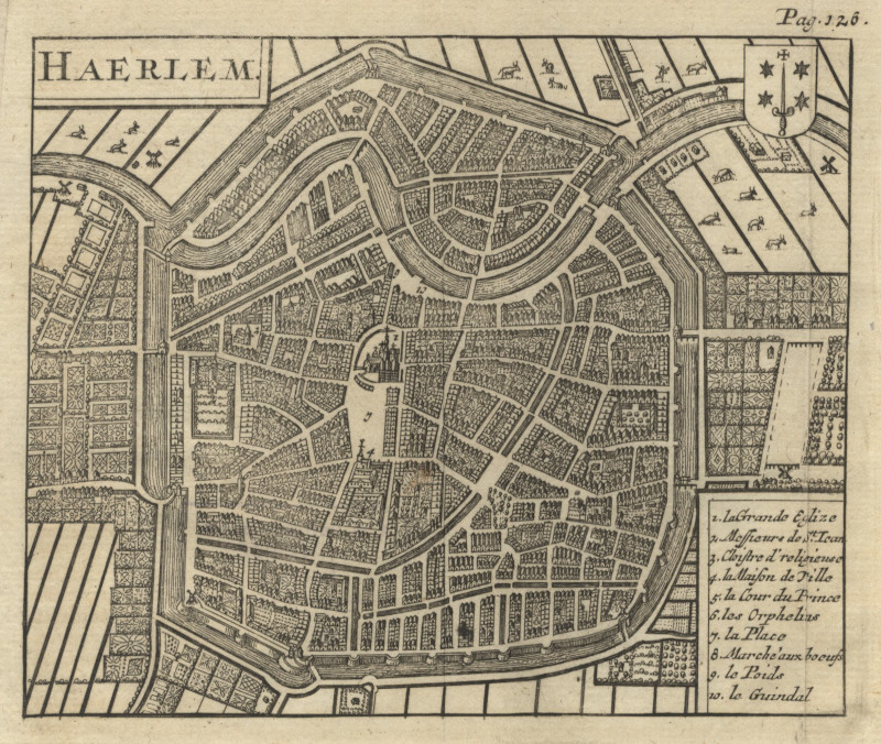 afbeelding van plattegrond Haerlem van nn (Haarlem)