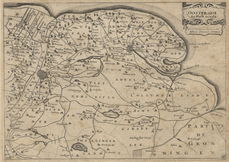 afbeelding van kaart Ooster-Goe van Daniel de laFeuille