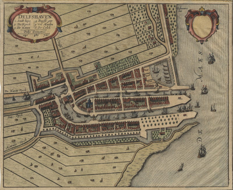 afbeelding van plattegrond Delfshaven van nn (Delfshaven, Rotterdam)