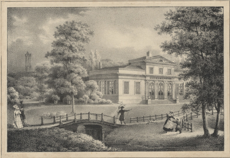 afbeelding van prent De Oorsprong van M. Mourot, J.P. Houtman (Utrecht)