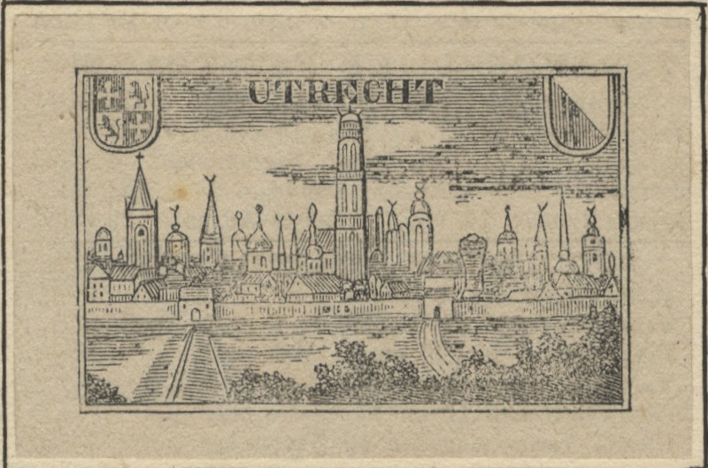 afbeelding van prent Utrecht van nn (Utrecht)