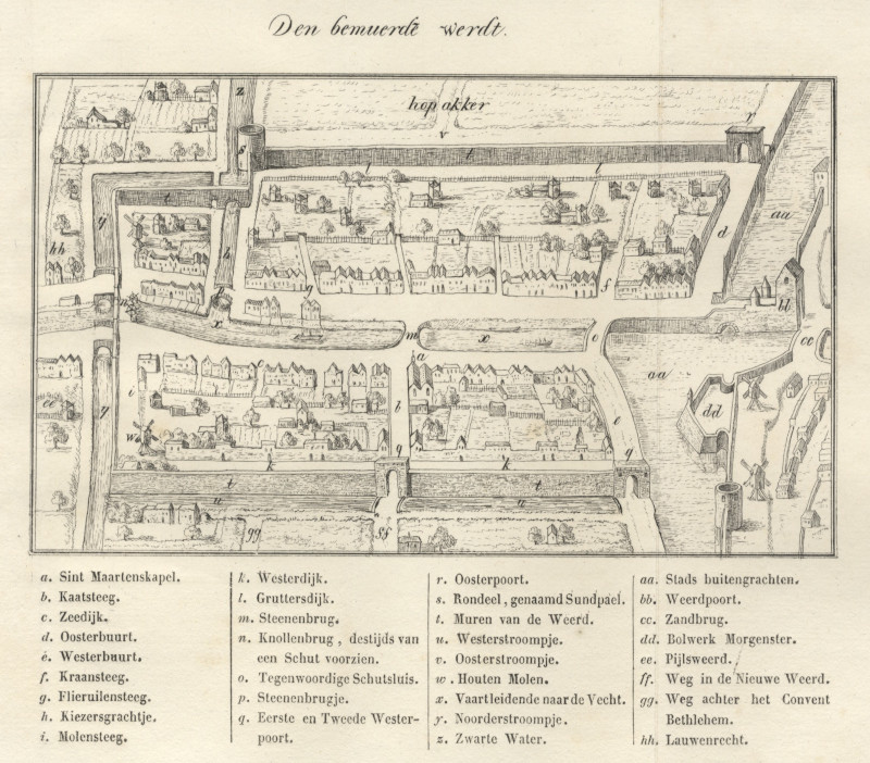 afbeelding van prent Den bemuerde werdt van N. van der Monde naar G. Braun (Utrecht)