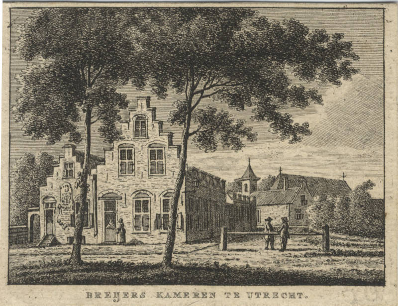 afbeelding van prent Breijers Kameren te Utrecht van K.F. Bendorp naar J. Bulthuis (Utrecht)