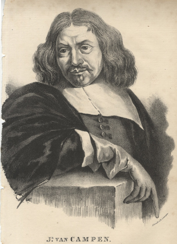 afbeelding van prent J. van Campen van L. Leveque (Artiesten, )