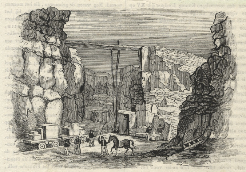 afbeelding van prent Mijn van Portland van nn (Isle of Portland)