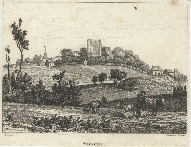 afbeelding van prent Sancerre van Bullura, Boullemie (Sancerre)