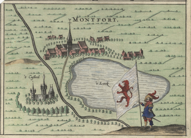 afbeelding van plattegrond Montfort van van Geelkercken, J. Blaeu (Montfort)