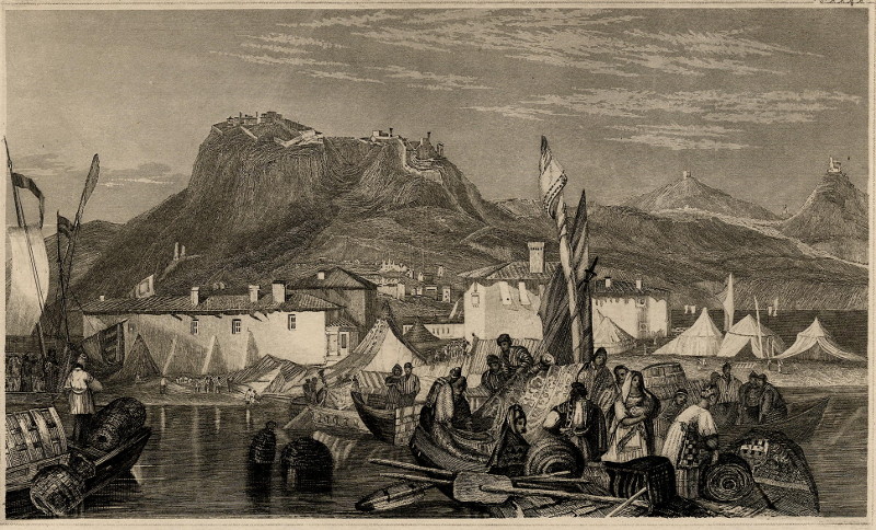 afbeelding van prent Corinth van nn (Corinth, Korinth, Korinthos)