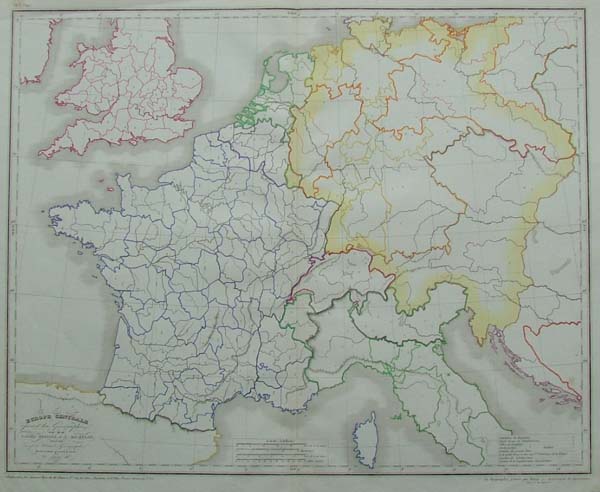 afbeelding van kaart Europe centrale van Achille Meissas, A. Michelot