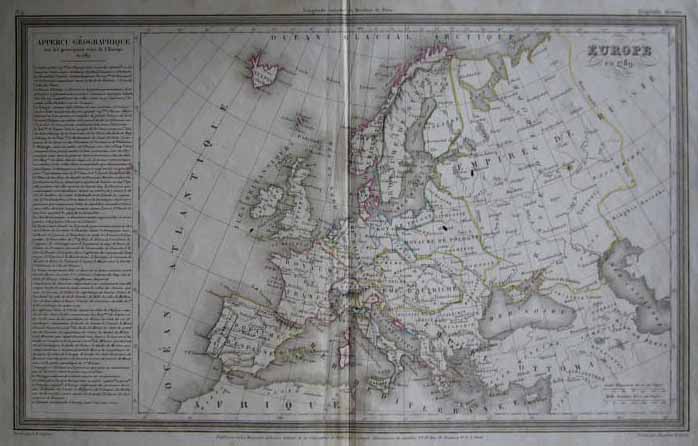 afbeelding van kaart Europe en 1789 van Giraldon Bovinet