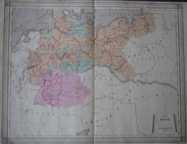 afbeelding van kaart Prusse van Poussielgue Frêres