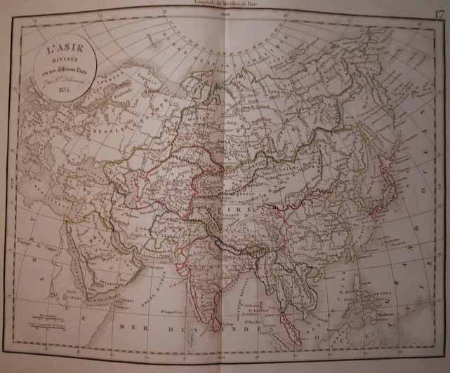 afbeelding van kaart L’Asie van Félix Delamarche