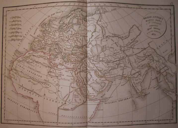 afbeelding van kaart Orbis Antiqua Mappa Nova van Félix Delamarche